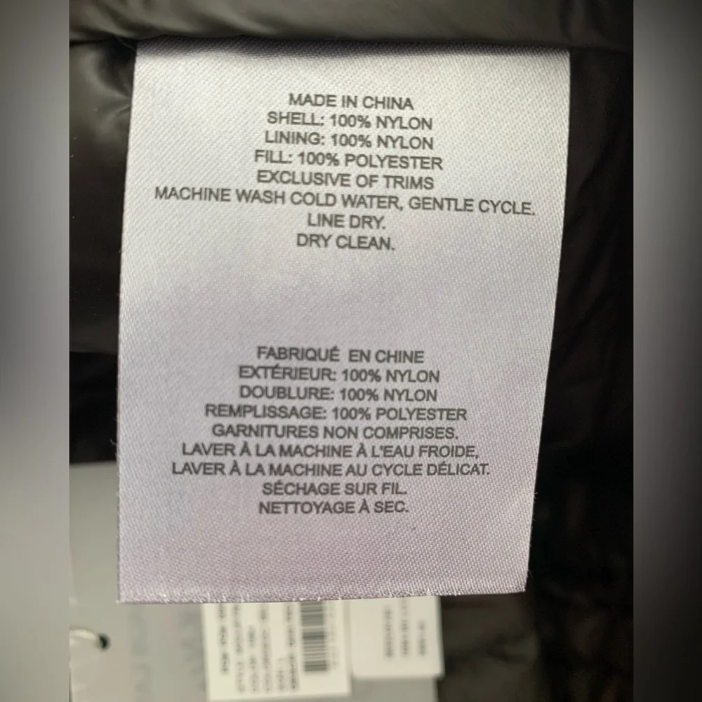 Moose Knuckles X Eckhaus Latta quilted pants in beluga brown NWT